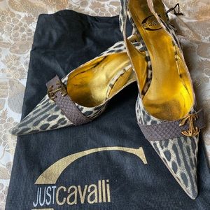 Just Cavalli Leopard Print Heel